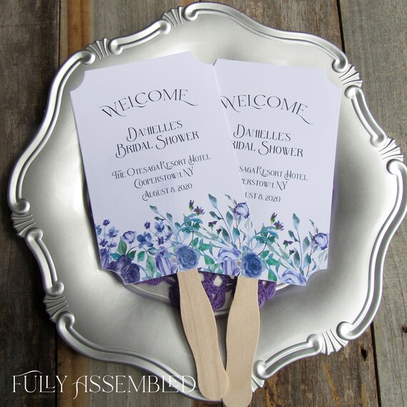 bridal shower fan favors