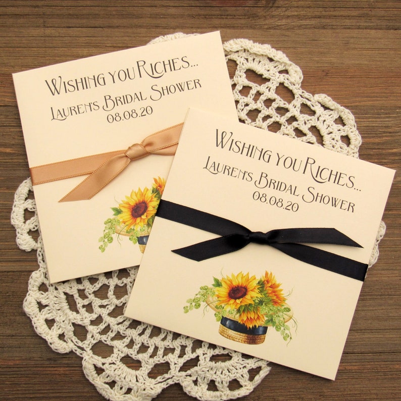 Sunflower Bridal Shower Favors Sunflower Bridal Shower Etsy