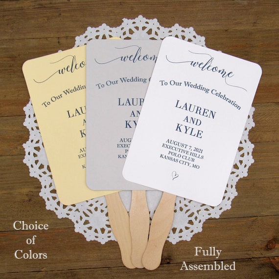 wedding fan designs
