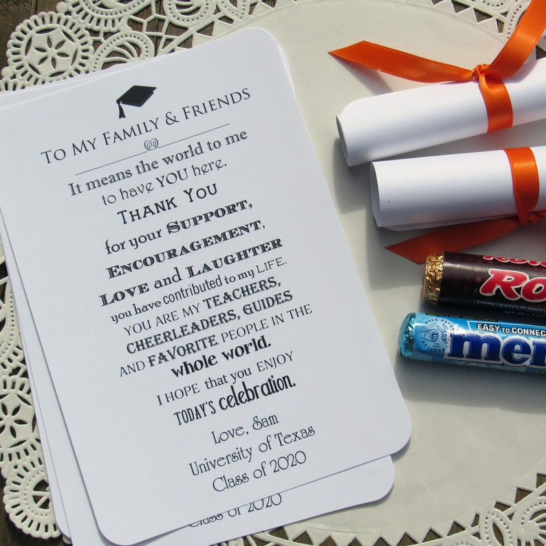 Graduation Party Graduation Diploma Favors Graduation Decorations Graduation Party Favors Grad Favors Graduation