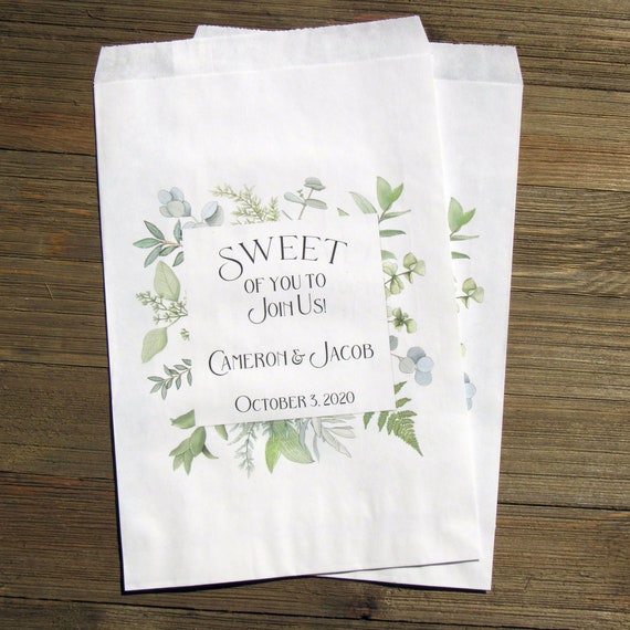 wedding dessert bags
