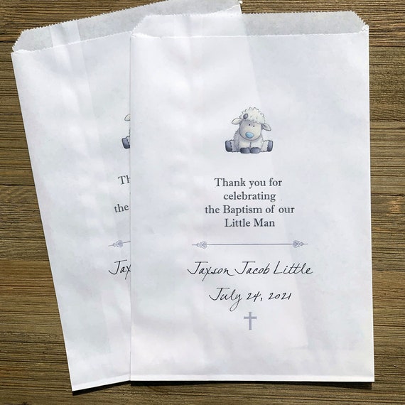 baby boy christening favors