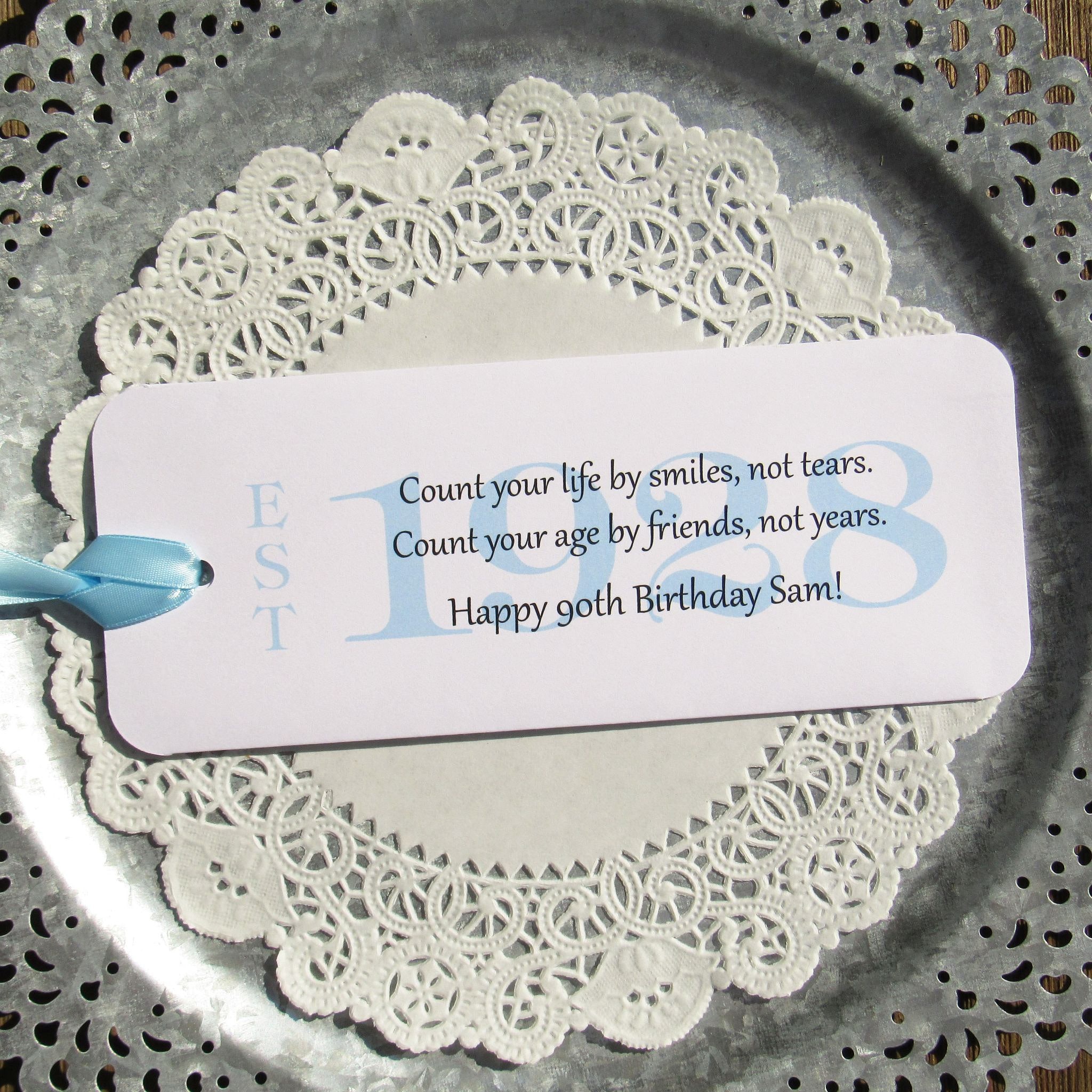 90th Birthday Party Favors for a 90th Birthday Party 90th Etsy