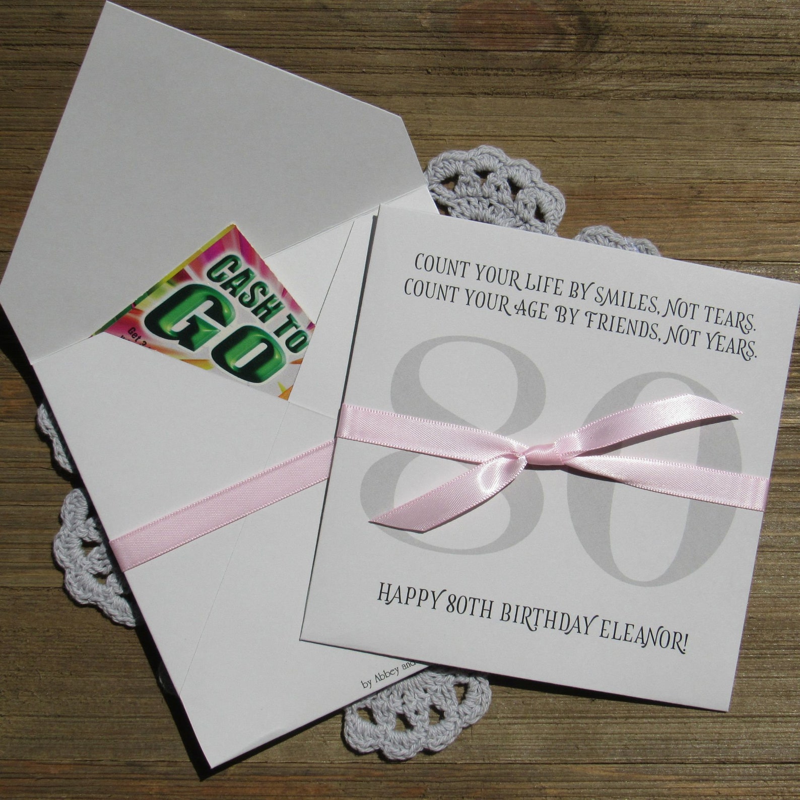 80th Birthday Favors Adult Birthday Favors Lottery Ticket Etsy