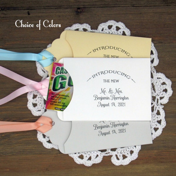 Wedding Guest  Favors | Reception Favors | Unique Wedding Favor | Custom Wedding Favor | Guest Favor | Wedding Lotto Favor | Made in the USA