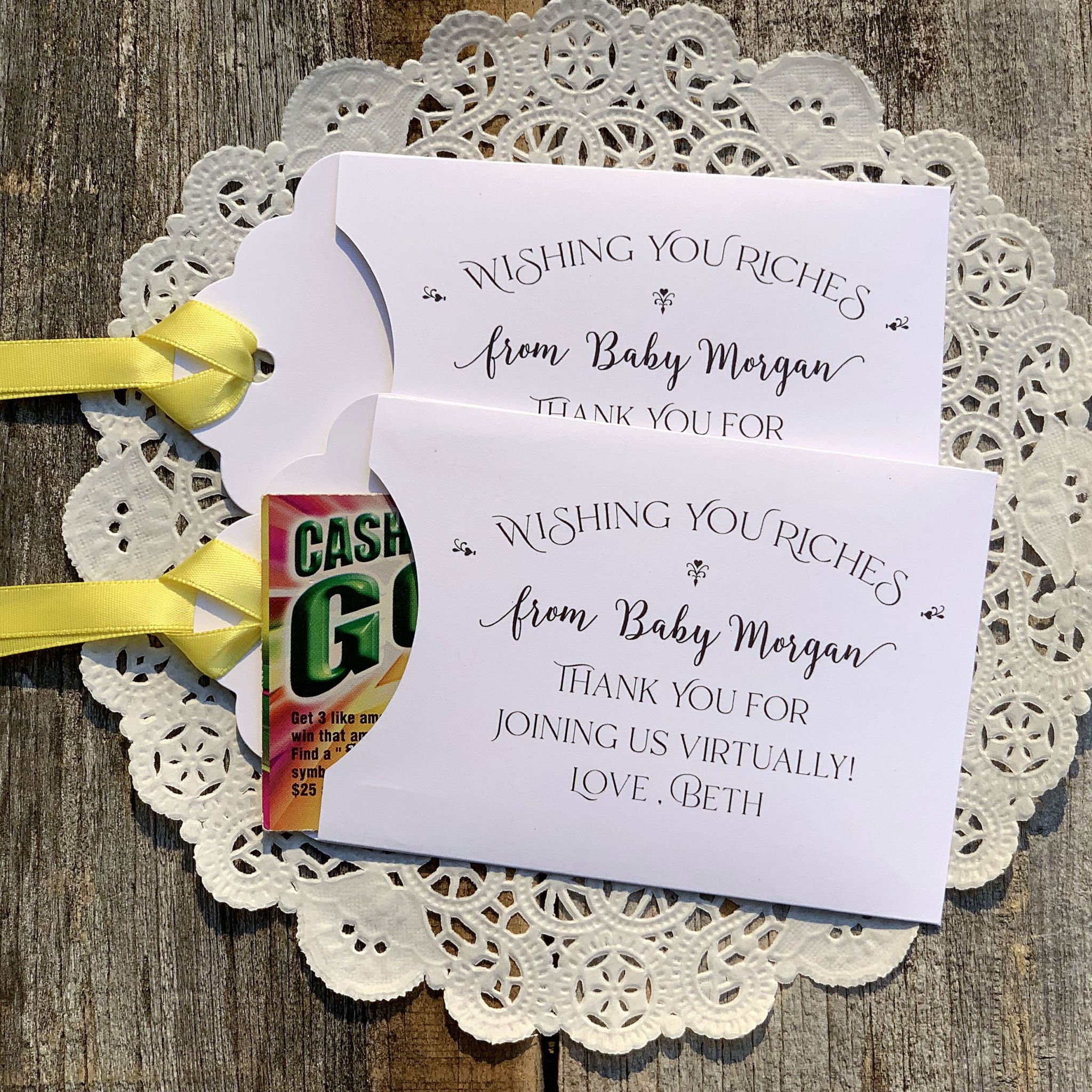 Virtual Baby Shower Virtual Baby Shower Favors Virtual Etsy