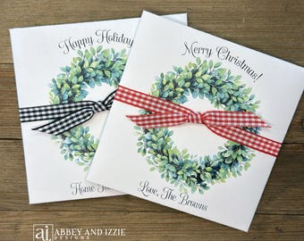 Personalized Holiday Gift Envelopes, Small Christmas Gifts, Christmas Party Guest Favors, Corporate Gifts.