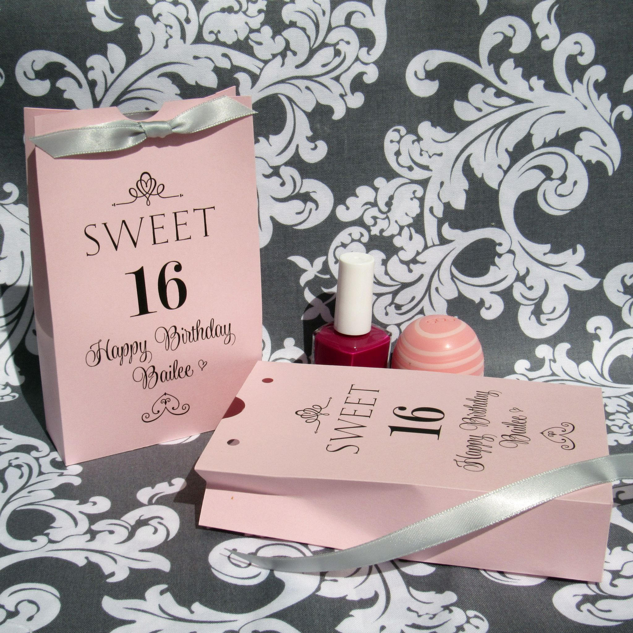 Sweet 16 Favors 16th Birthday Sweet 16 Party Sweet 16 Etsy
