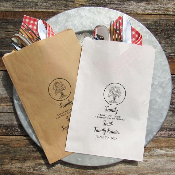favor bags for family reunion family reunion favor bags etsy