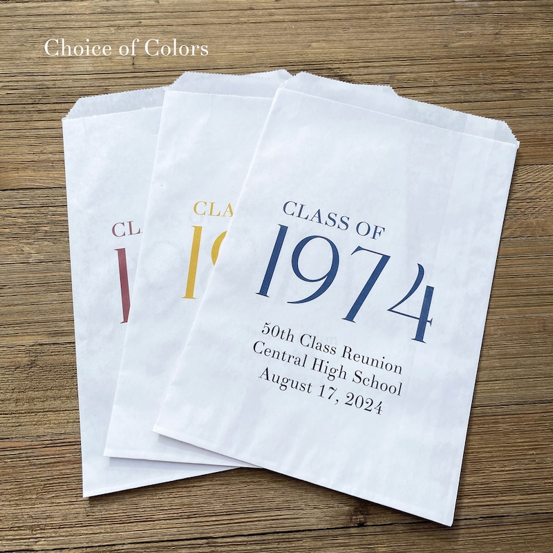 Ideas for 60th High School Class Reunion - Etsy