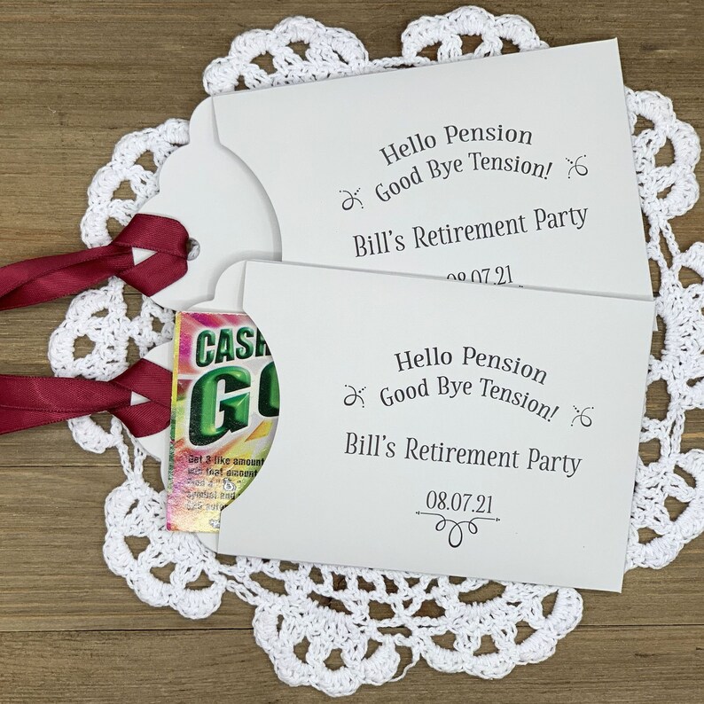 Retirement Party Favors Retirement Party Lottery Ticket Etsy