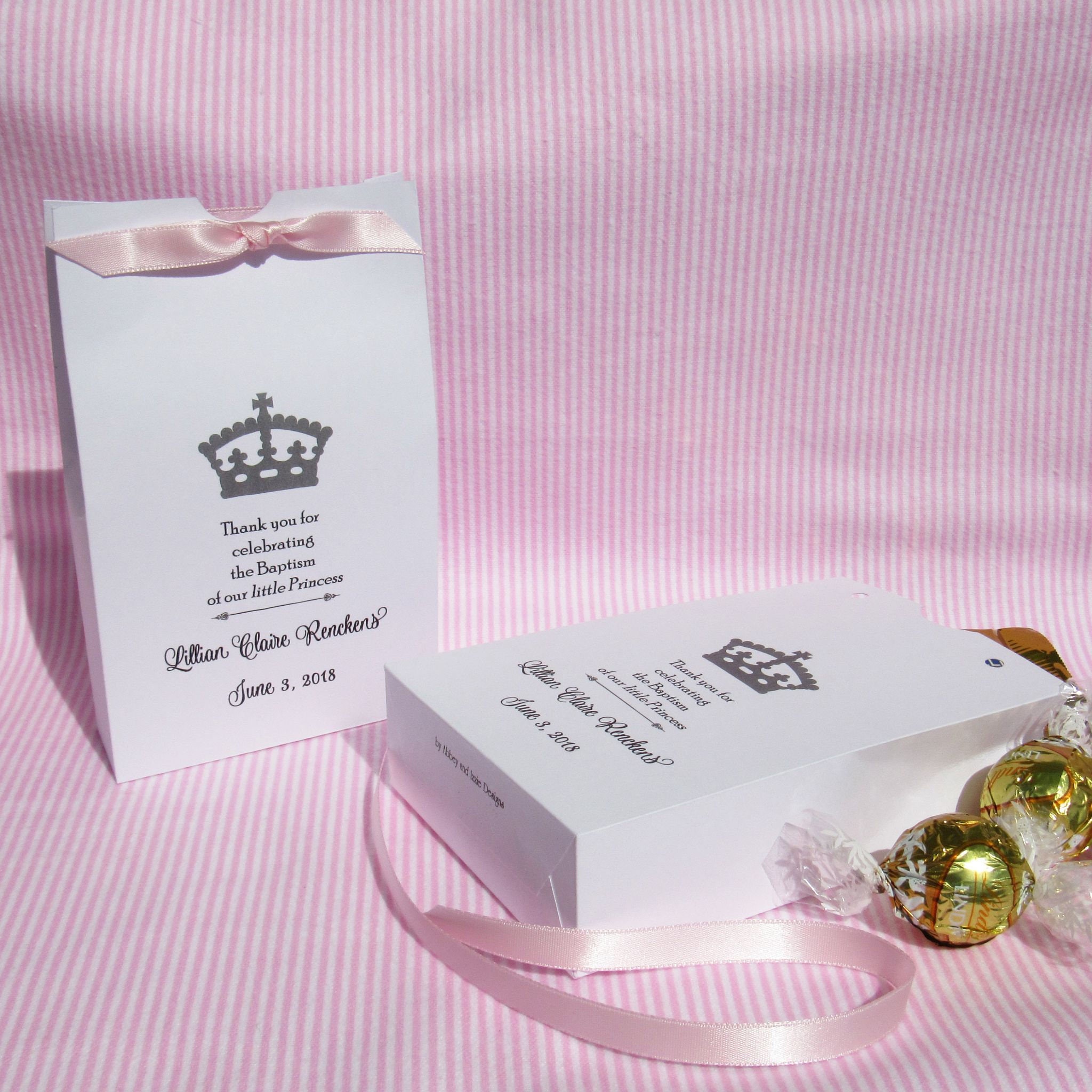 Baptism Favors Christening Party Religious Favor Girl Etsy