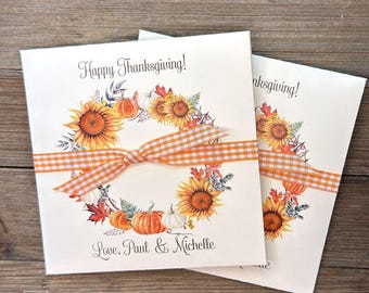 Custom Thanksgiving Table Favors, Friendsgiving Gathering Ideas,