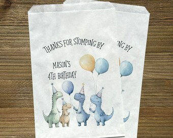 Dinosaur Themed Favor Bags