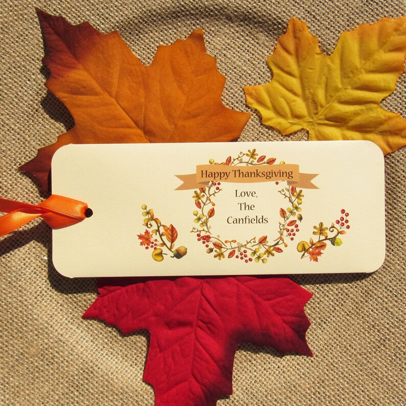 Thanksgiving Favors Thanksgiving Holiday Favors Thanksgiving Dinner Dinner Favors Hershey Bar Favor Fall Favors Party Favors image 3