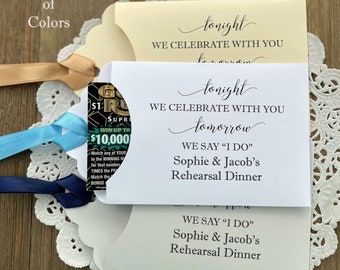 Rehearsal Dinner Favors