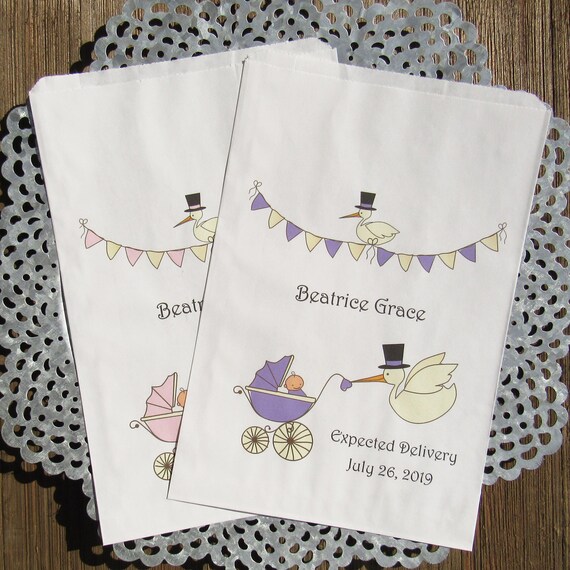 baby shower candy bags