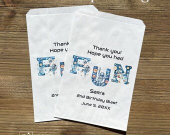 Personalized Space Favor Bags for your cosmic celebration