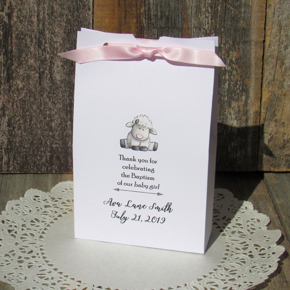 christening favours girl