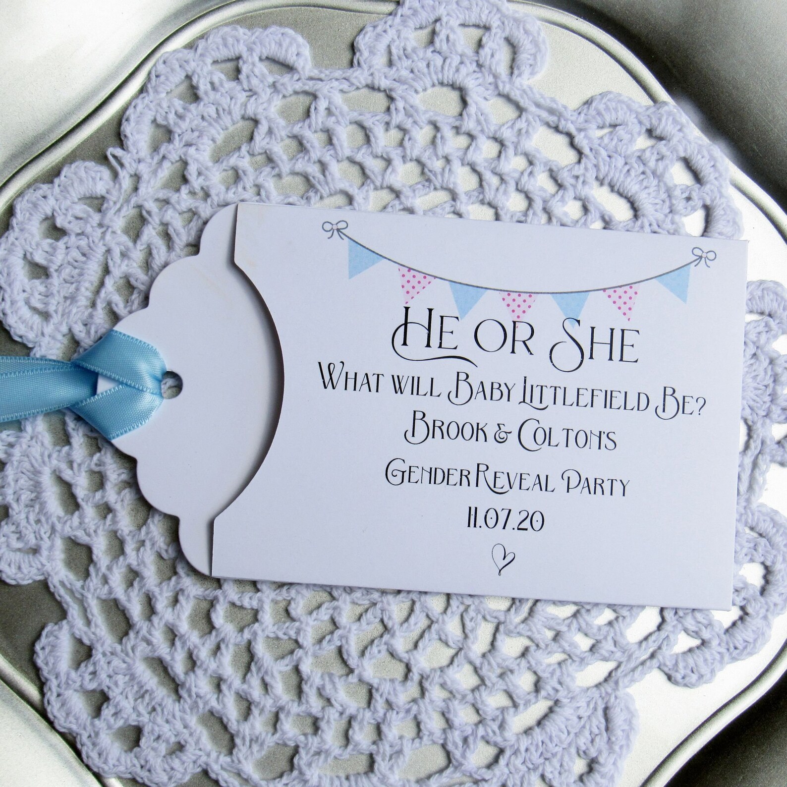 Gender Reveal Party Favors Gender Reveal Party Gender Reveal Etsy