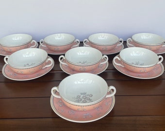 Juego de 8 platos y soperas Pimpernel de Wedgwood