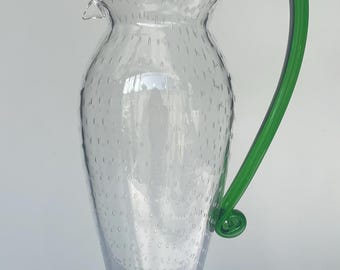 Jarra de agua de vidrio soplado Vichy de Borek Sipek para Driade