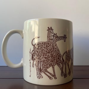 Rare Vintage Taylor&NG Girrafe Orgy Mug , San Francisco