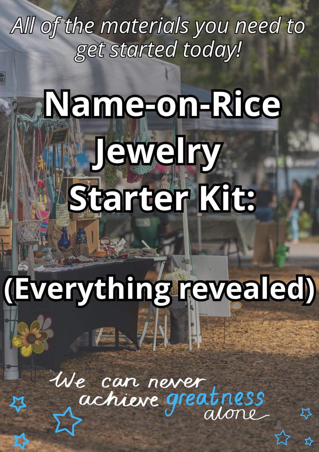 Name On Rice Ring PDF Guide + FULL Materials List - Name-on-rice Jewelry - Etsy