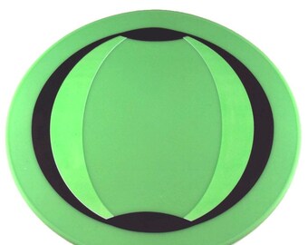 Lime Green Silicone Trivet, Nonslip Hot Pad, Kitchen Placemat