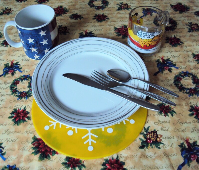 Yellow Silicone Snowflake Table Trivet Table Placemat Kitchen Hot Pad Countertop Hot Pad