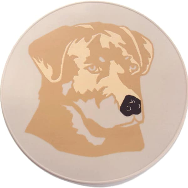 Beige Golden Retriever Silicone Slip Resistant Table Trivet, Kitchen Hot Pad, Table Placemat, Kitchen Countertop Hot Pad