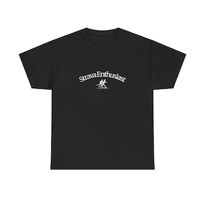 Strava Enthusiast T-Shirt Black