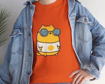 Cartoon Cat Sunglasses T-Shirt | Retro Graphic Tee