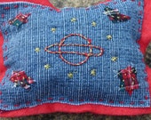 Handgemachte Nadelkissen, Nadelkissen, Nadel-Kissen, Handstitched Kissen, kleine Kissen, Geschenke für Frauen, Nadel-Saver, handgefertigte Geschenke,