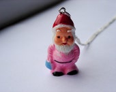 Pink Gnome Necklace, Pink Gnome Pendant, Kitsch Jewellery, Cute necklace, Quirky Necklace, Wife Gift, Gift For Gardener, Gardener Gift,