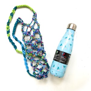 Ethnic Bohemian Multicoloured Handmade Water Bottle Carrier for 500 ml (17oz) Bottle