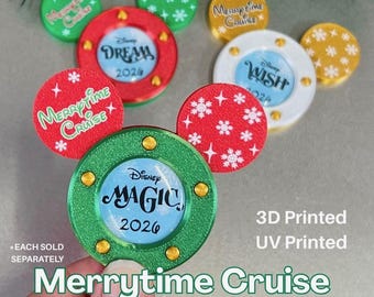 Christmas Cruise Porthole Magnet: 3D Printed Fish Extender Gift