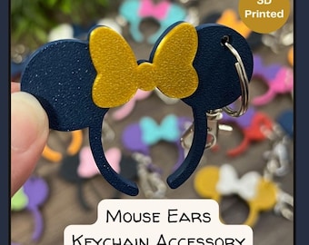Mouse Ears Keychain: Backpack Tag, Fish Extender Gift, Pixie Dust
