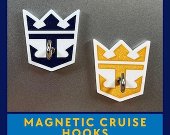RC Cruise Magnetic Hook | Fish Extender | Cruise Ship Magnet | Magnetic Hook  | Refrigerator | Locker | RC | 3d Printed | Pixie Dust | Gift