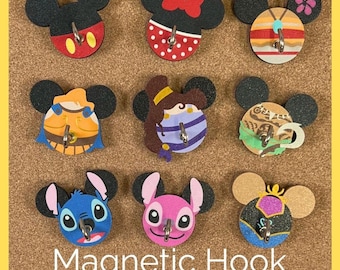 Cruise Magnetic Hook | Fish Extender | Cruise Ship Magnet | Magnetic Hook  | Refrigerator | Locker | FE | 3d Printed | Pixie Dust | Gift