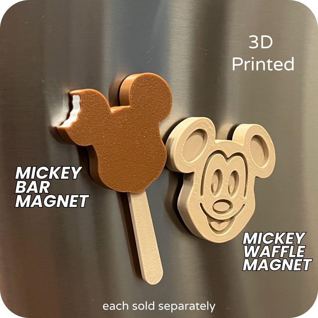 Mickey Ice Cream Bar Magnet | Fish Extender | Cruise Ship Magnet