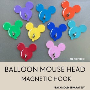 Balloon Cruise Magnetic Hook | Fish Extender | Cruise Ship Magnet | Magnetic Hook | Refrigerator | Locker | FE | 3d Printed | Pixie Dust