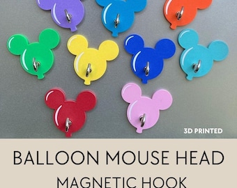 Balloon Cruise Magnetic Hook | Fish Extender | Cruise Ship Magnet | Magnetic Hook | Refrigerator | Locker | FE | 3d Printed | Pixie Dust