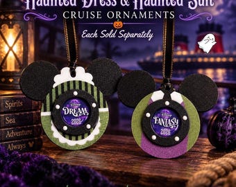 Spooky Christmas Ornament • Halloween Cruise Souvenir • Fish Extender Gift • Ornament Exchange • 3D Printed Keepsake • 2026
