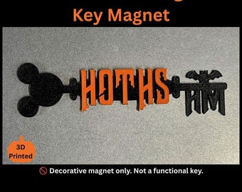 Halloween on the High Seas Key Cruise Door Magnet | Fish Extender | Magnet Exchange | Fridge Magnet | FE | 3d Printed | Pixie Dust