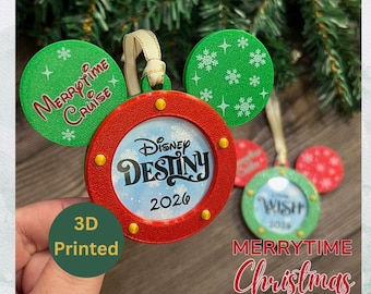 Merrytime Mouse Head Porthole Ornament | Fish Extender | Cruise Ship Ornament | Gift Exchange | FE | Pixie Dust | Ornament Exchange