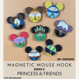 Princess Cruise Magnetic Hook | Fish Extender | Cruise Ship Magnet | Magnetic Hook | Refrigerator | Locker | FE | 3d Printed | Pixie Dust
