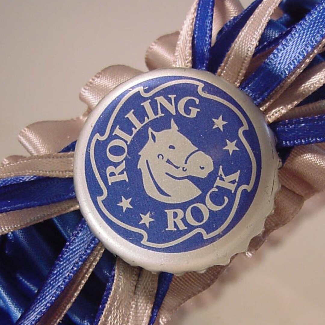 Wedding Garterrolling ROCK Bottle Cap Garter Wedding a Peterene Design