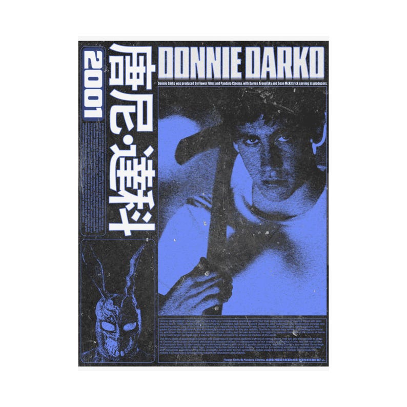 Donnie Darko Poster Etsy