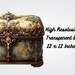 Ornate Relic Box Clipart PNG, Gothic Vintage Jewelry Box Digital ...
